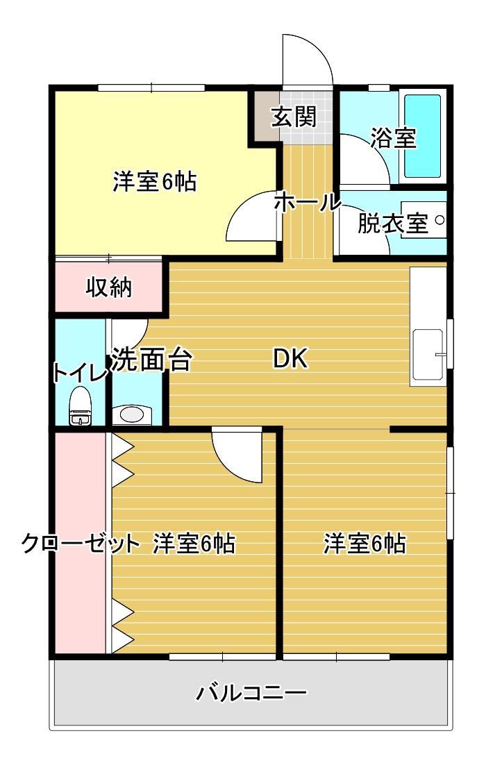 アモールＫの間取り