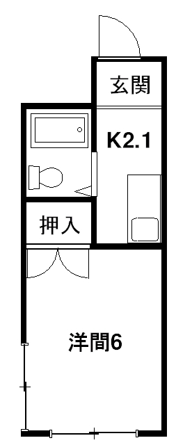 ヤングライフ布橋の間取り