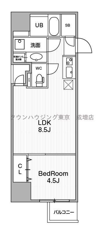 豊島区西池袋のマンションの間取り