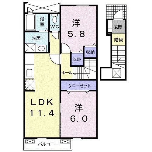 サンビレッジの間取り