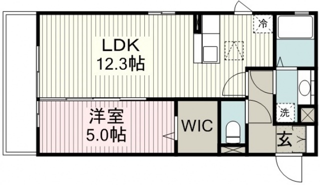 カルチェBの間取り