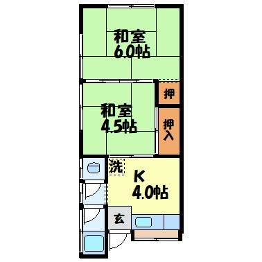 サニーハウスの間取り