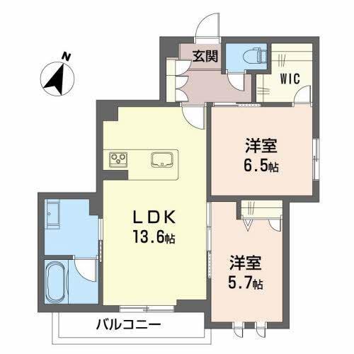 ヴィラコートの間取り