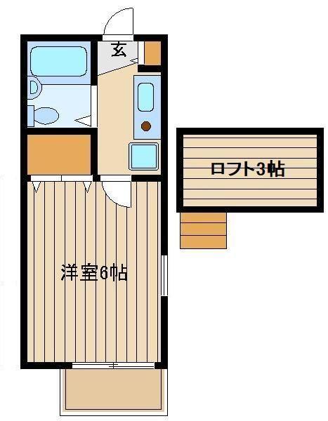 新座市栗原のアパートの間取り