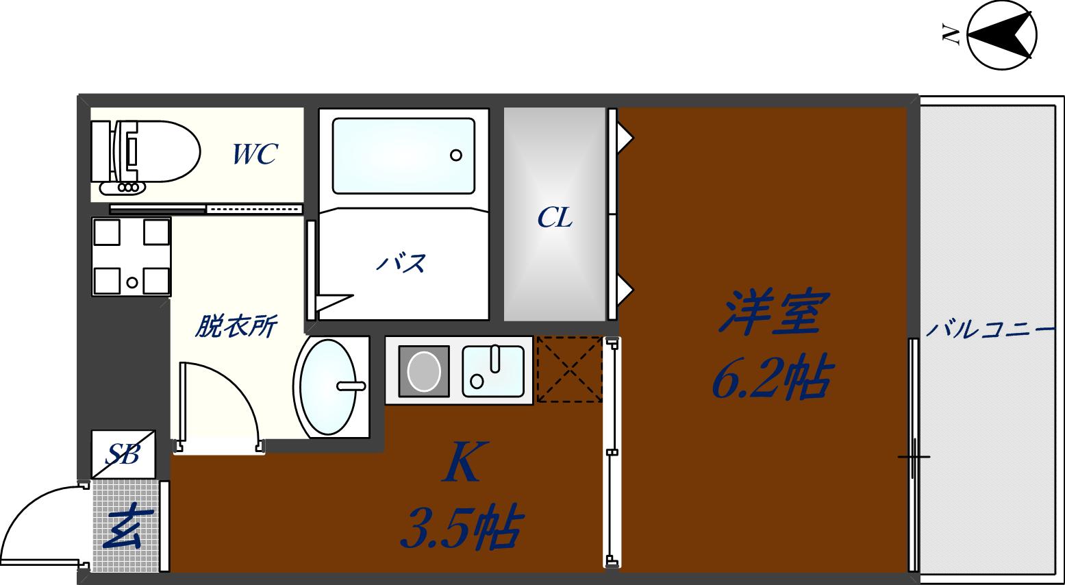 アジュール相生の間取り