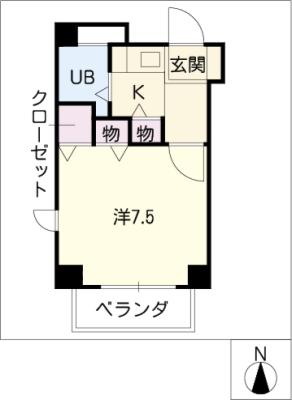 ラメール植田の間取り