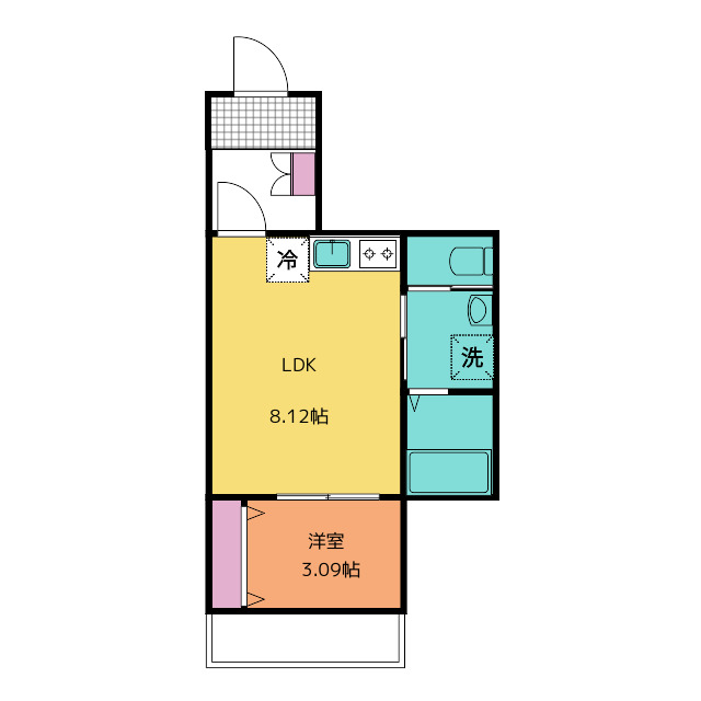 ＴＫＰ新松戸Iの間取り