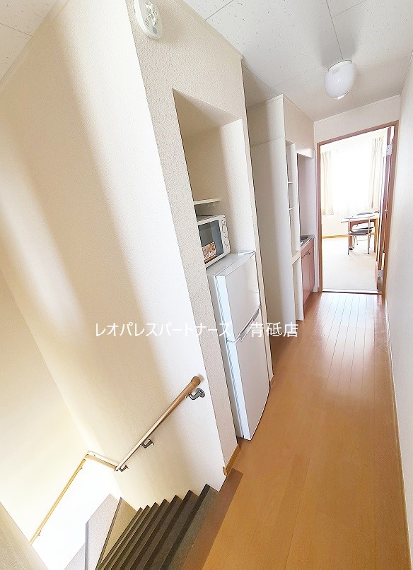 眺望　２階のお部屋の廊下です。