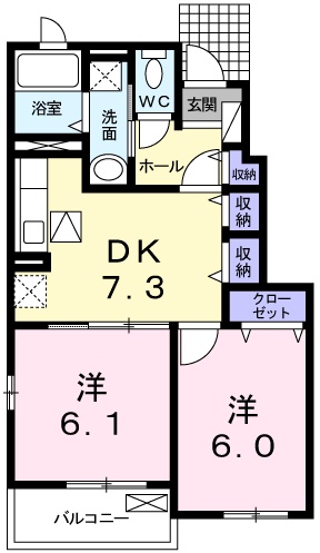 エテルノ・アロッジオ弐番館の間取り