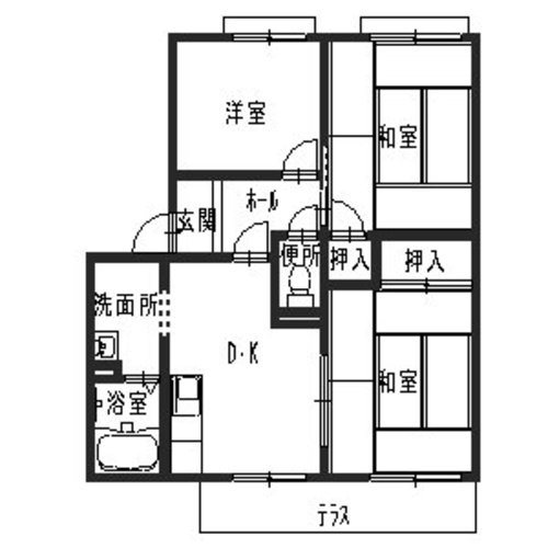 サンシティハイツの間取り