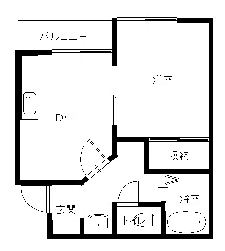 ファミールタナカの間取り