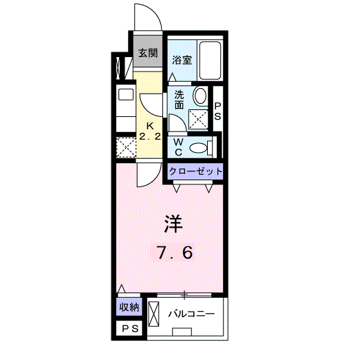 さいたま市北区土呂町のマンションの間取り