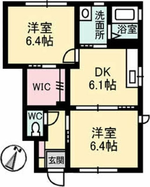 ヴィラ　エスペランス　IIの間取り