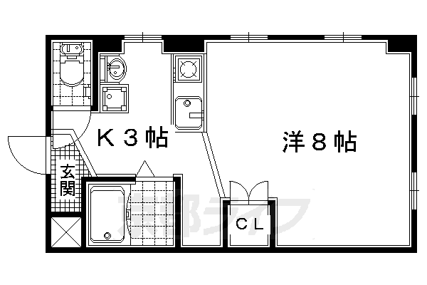 宇治市槇島町のマンションの間取り