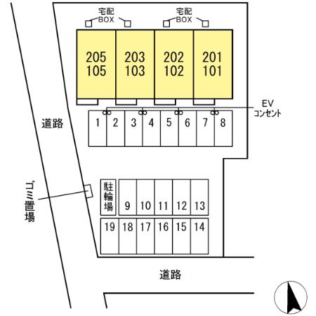 【福山市新市町大字新市のアパートのその他】