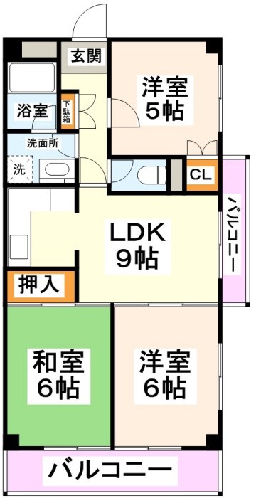 ヴェールメゾン府中の間取り