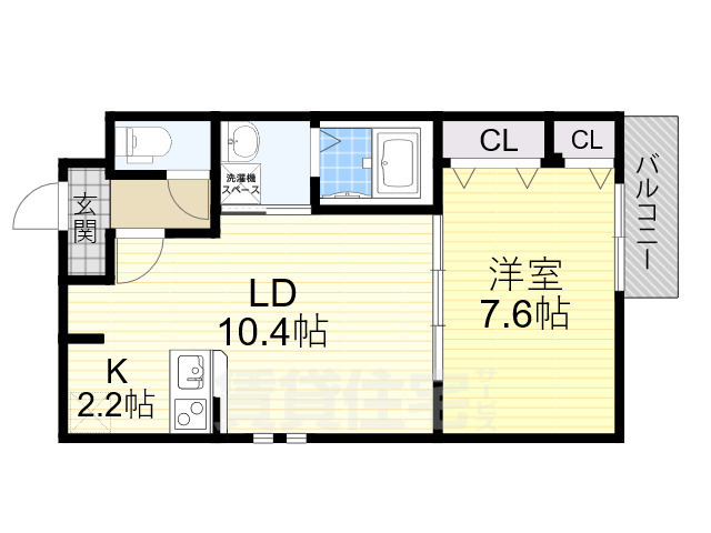 フジパレス堺諏訪森1番館の間取り