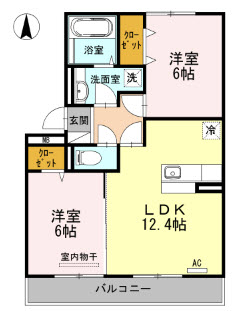 フェスト東浜の間取り