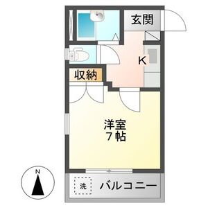 コテージ東海（南）の間取り