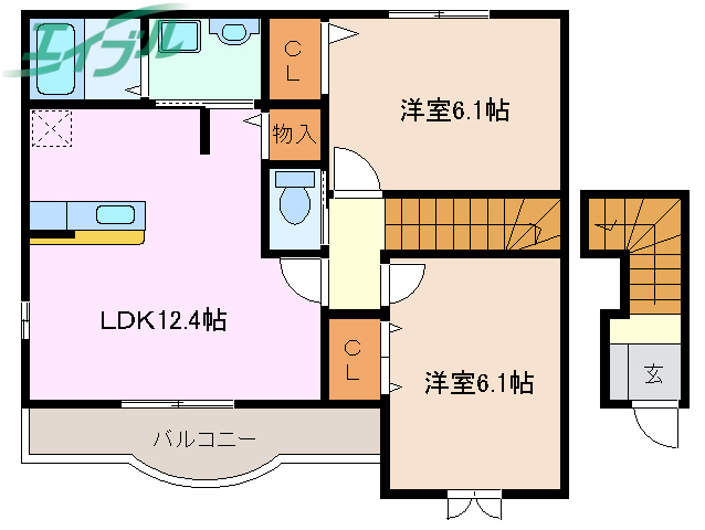 ファミール２の間取り