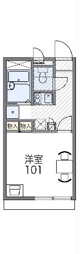 豊中市上津島のアパートの間取り