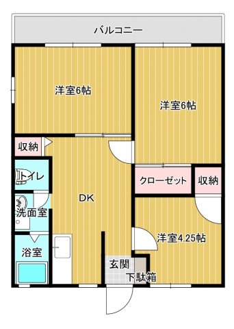 サンシティ上津の間取り