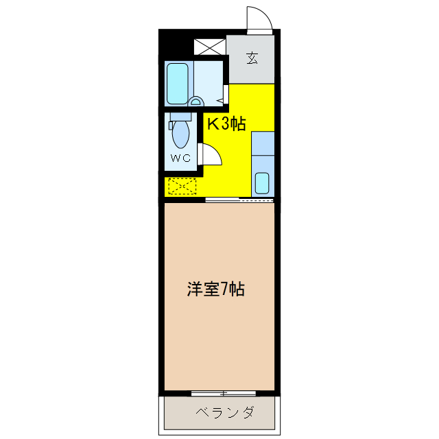 アビタシオン　シバハラの間取り