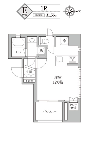 KDXレジデンス神田の間取り