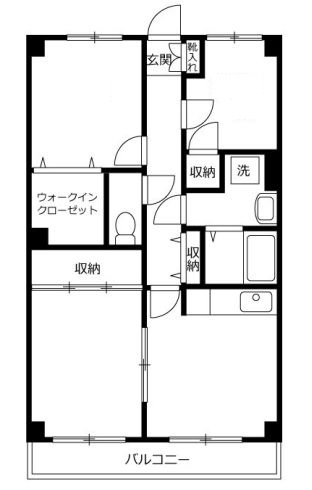 江東区南砂のマンションの間取り