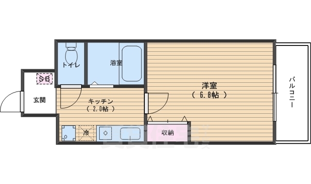 CASA VERDE寺町二条の間取り