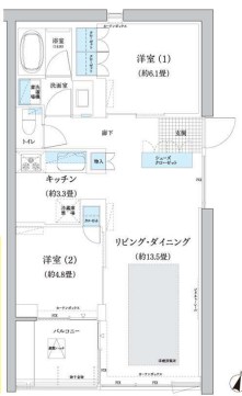 ガーデニエール砧 WESTの間取り