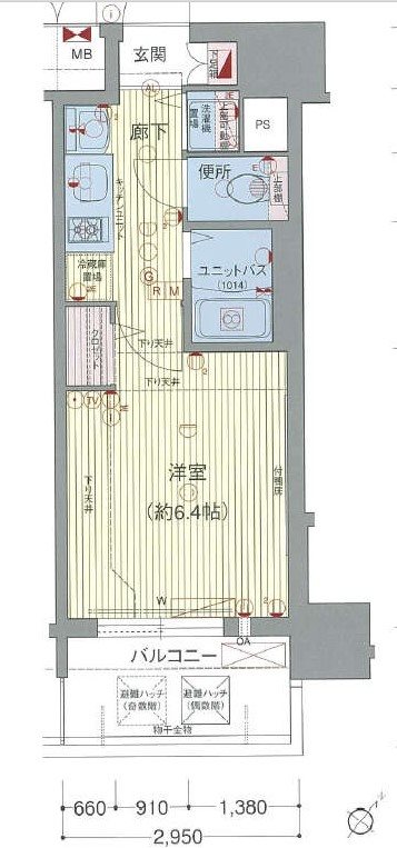 プレサンス名古屋STATIONビジュの間取り