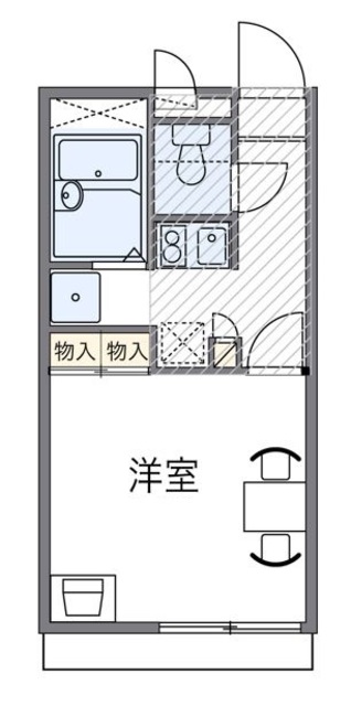 レオパレスみやびの間取り写真