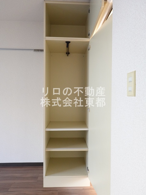 収納　奥行のある収納付です！増えがちな荷物をもスッキリ収納できます