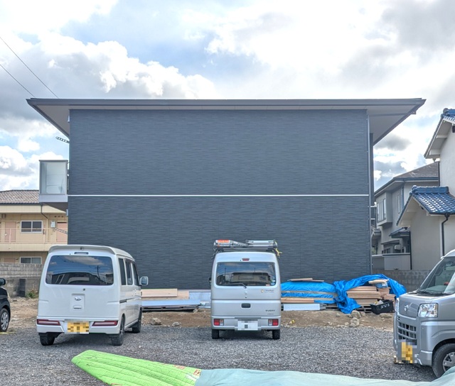 建物外観　建築中