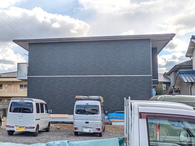 建物外観　建築中