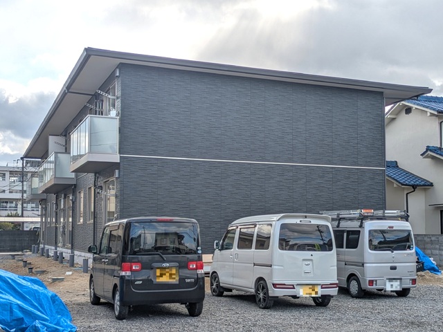 建物外観　建築中