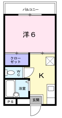 ベルクール末広の間取り写真