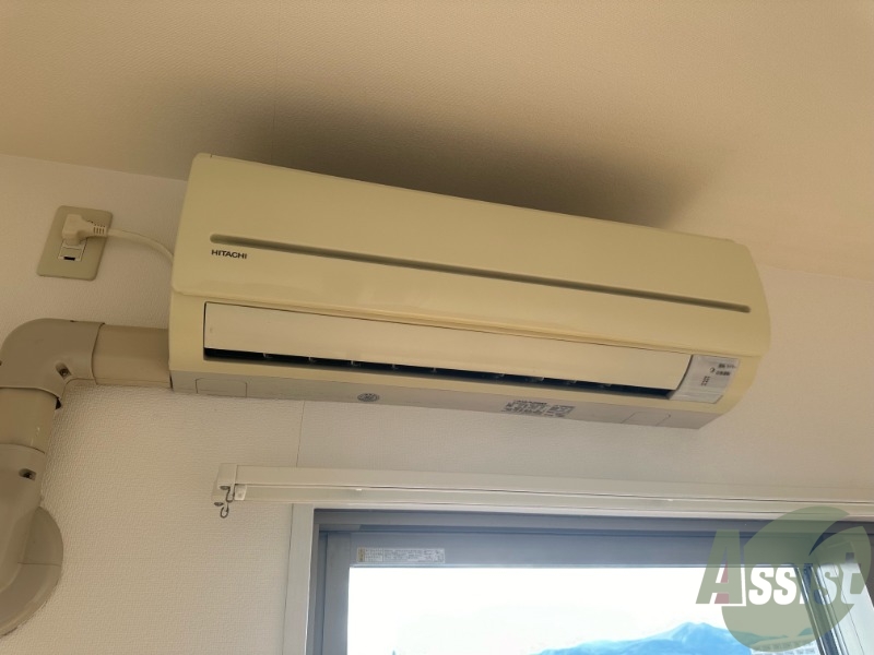 その他設備　エアコンが付いていますので寒暖対策もばっちり。