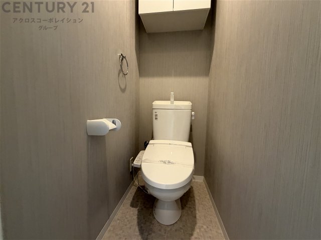 トイレ　ゆったりとした空間のトイレです