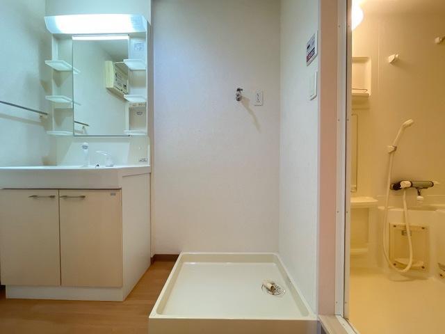 洗面設備　洗髪洗面化粧台・室内洗濯機置き場