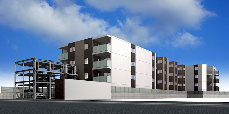 建物外観　MODERN PALAZZO姪浜II