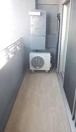 バルコニー　お洗濯にも便利なバルコニー付き