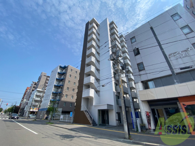 建物外観　札幌市北区北１８条西「プライマル札幌北１８条」