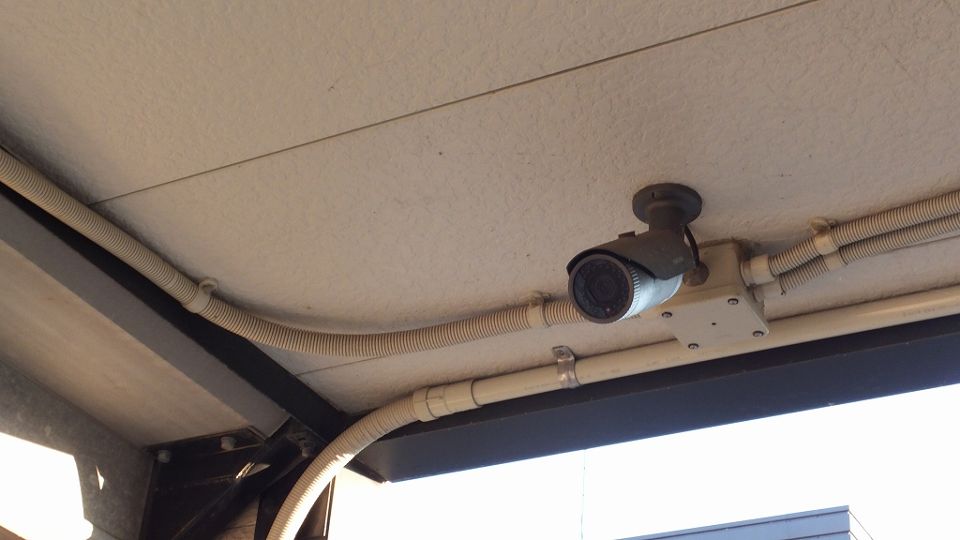 セキュリティ　防犯カメラ付き