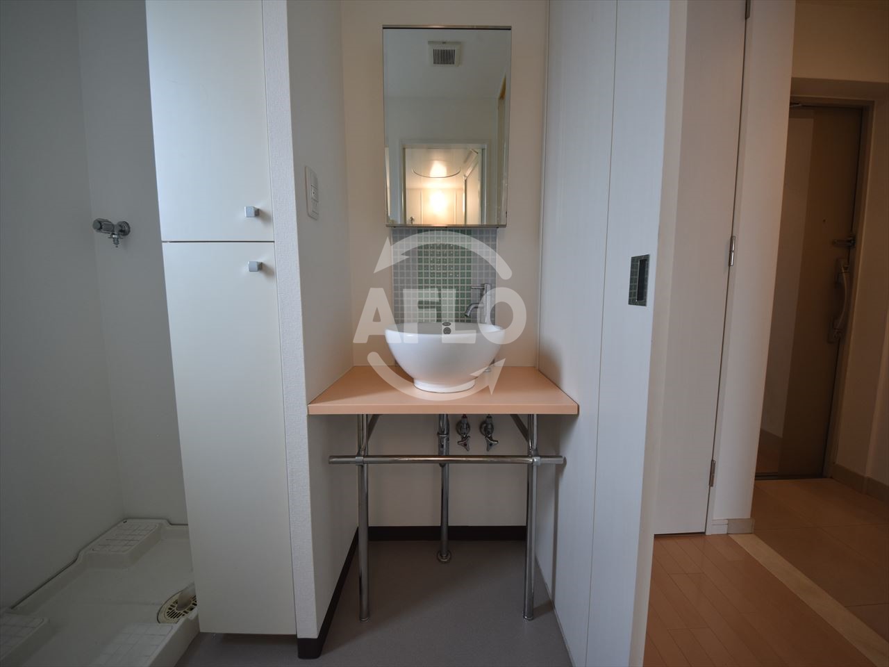 洗面設備　セイワパレス大手前西　独立洗面台