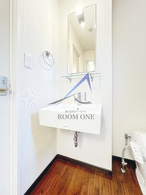 洗面設備　洗面台です。