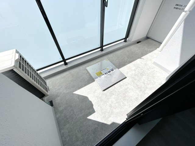 バルコニー　広々としたバルコニーです
