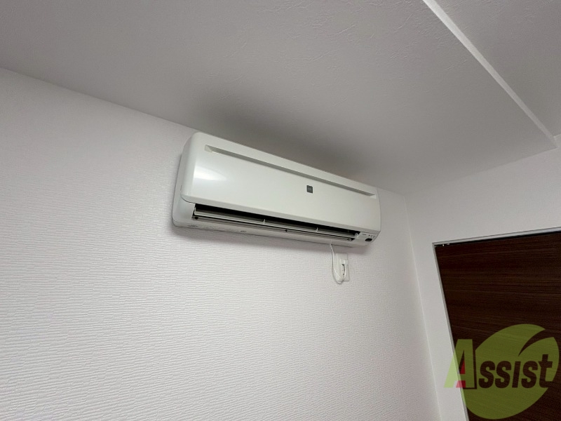 その他設備　エアコンが設置してありますので、寒暖対策もばっちり。