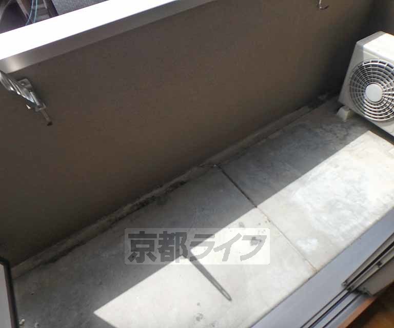 バルコニー　洗濯物もしっかり乾きます